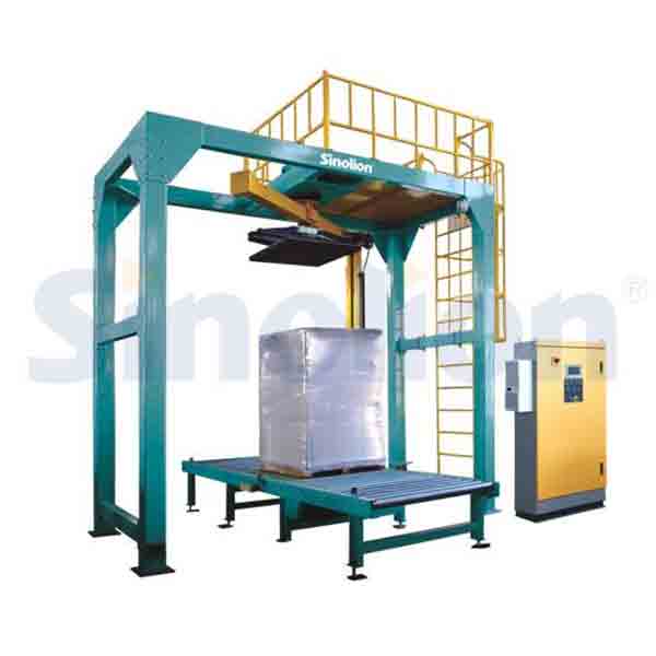 R1800FZ-PLCS懸臂壓頂在線式纏繞包裝機(jī)