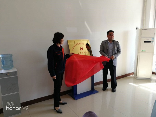 山東深藍(lán)機(jī)器股份有限公司黨支部成立大會(huì)暨揭牌儀式圓滿完成