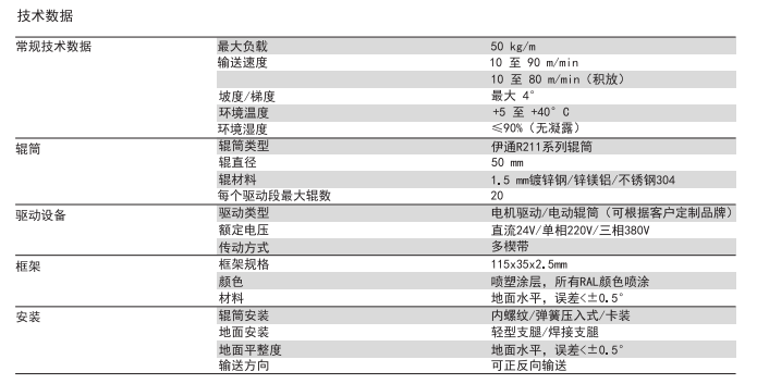 多楔帶輥筒輸送機(jī)  多楔帶輥筒輸送機(jī)